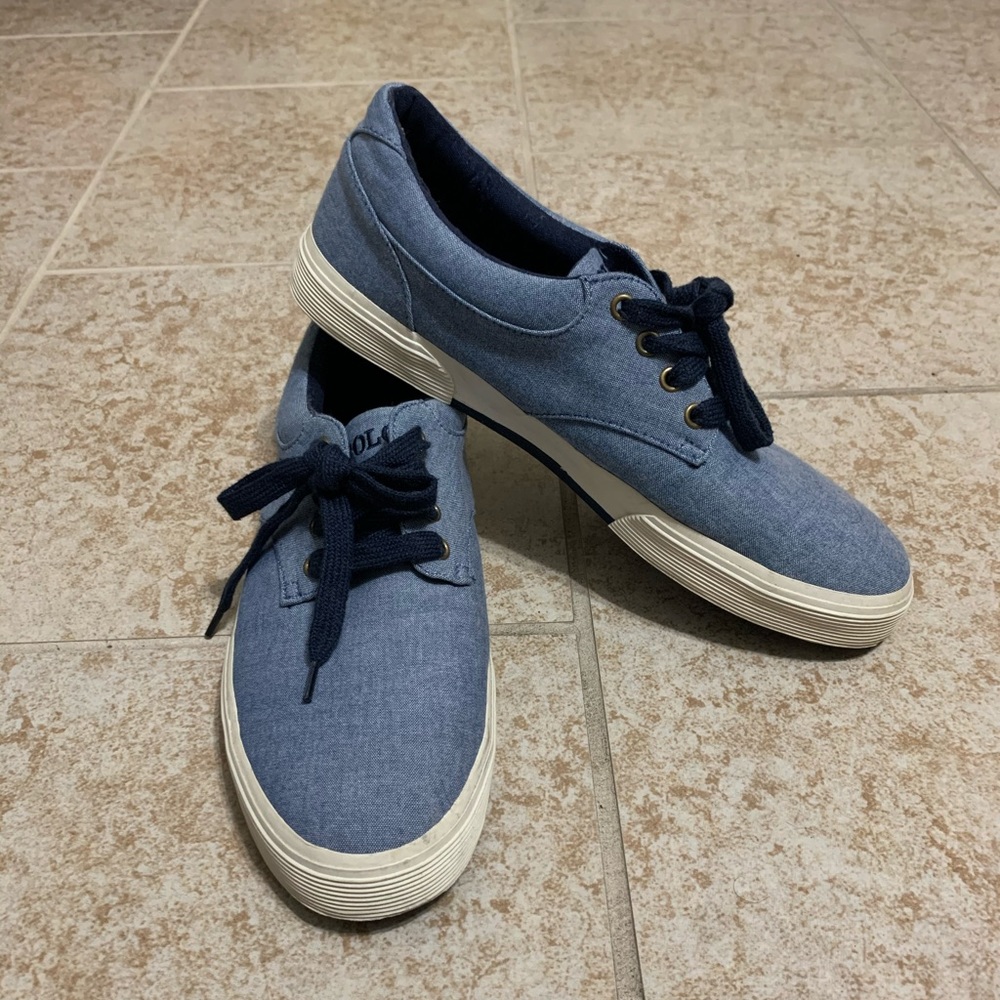 Polo Ralph Lauren Blue Chambray Sneaker